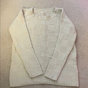 Vintage Cooperative wool Blend Checkerboard Sweater, Size M